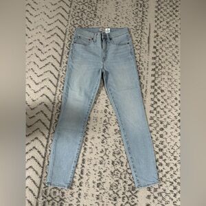 J. Crew 9” rise Toothpick Jean - 27